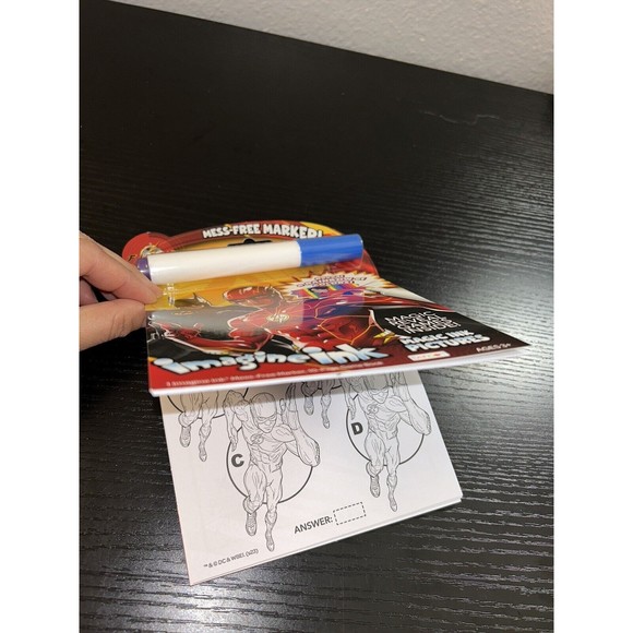 Set of 3 Mess Free Markers Magic Ink Pictures Image Rainbow Color Disney Marvel - Picture 5 of 5